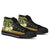 Nauru High Top Shoes - Polynesian Gold Patterns Collection - Polynesian Pride