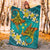 Kosrae Micronesia Blanket - Manta Ray Ocean - Polynesian Pride