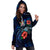 Fiji Polynesian Hoodie Dress - Blue Turtle Hibiscus - Polynesian Pride