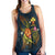 Wallis and Futuna Polynesian Women's Racerback Tank - Legend of Wallis and Futuna (Blue) - Polynesian Pride