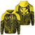 Hawaii Nei Hoodie Zip up Polynesian Yellow Unisex Blue - Polynesian Pride