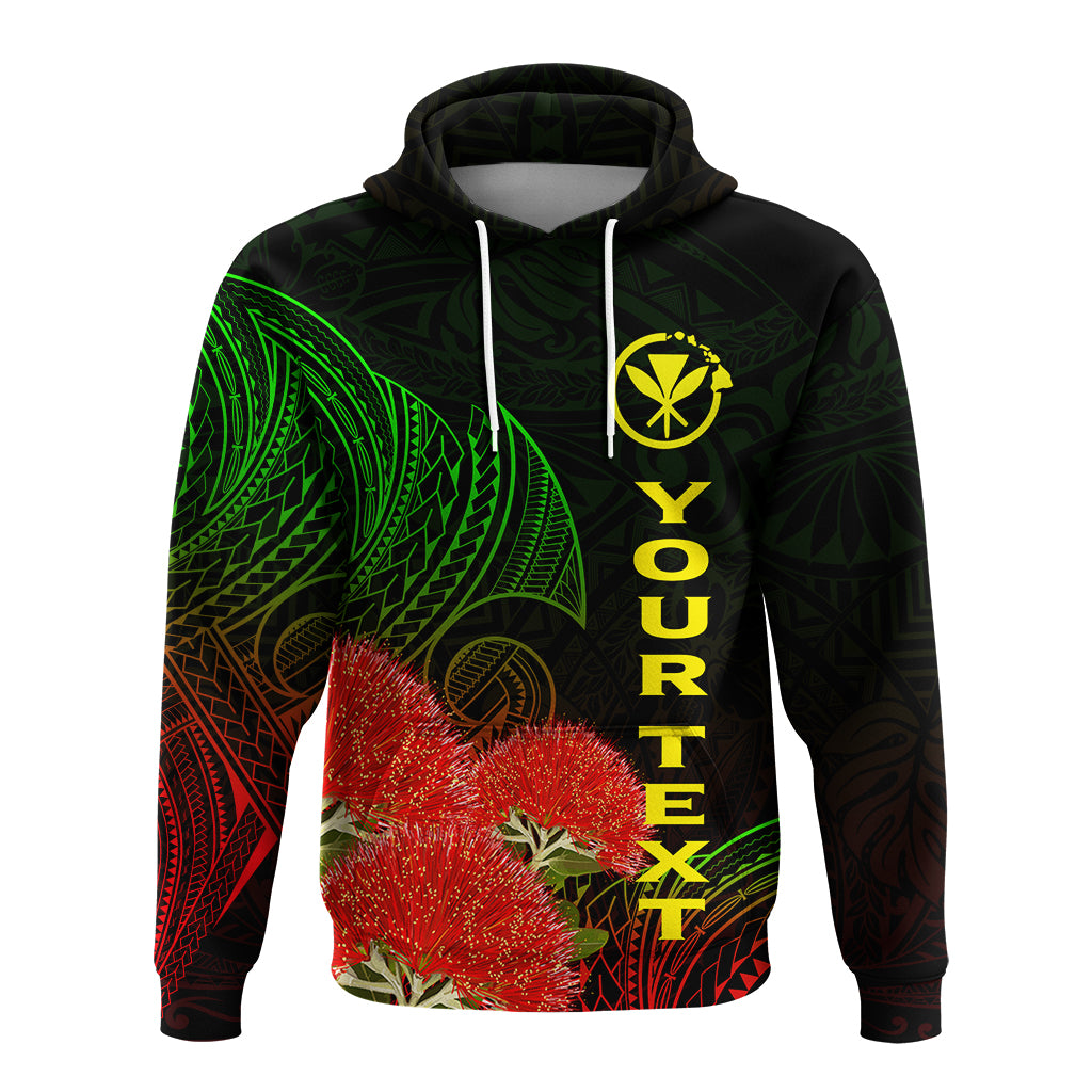 Custom Hawaii Polynesian Hoodie Ohia Lehua LT12 - Polynesian Pride