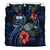 Samoa Polynesian Bedding Set - Blue Turtle Hibiscus - Polynesian Pride