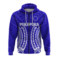 Custom Cook Islands Pukapuka Zip Hoodie Tribal Pattern LT12 - Polynesian Pride