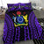 (Custom Personalised) Cook Islands Bedding Set Polynesian Cultural The Best For You Purple LT13 - Polynesian Pride