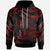 Fiji Polynesian Custom Hoodie Polynesian Tattoo Red Version Unisex Red - Polynesian Pride