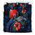 Wallis and Futuna Polynesian Bedding Set - Blue Turtle Hibiscus - Polynesian Pride