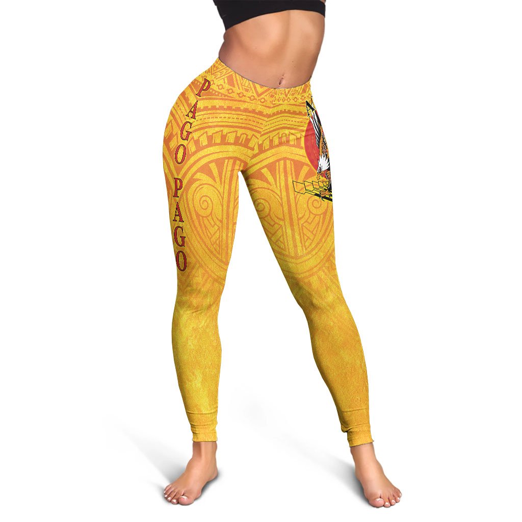 American Samoa Women's Leggings - Pago Pago Aeto (Ver 2) - Polynesian Pride