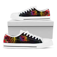 Papua New Guinea Low Top Shoes - Tropical Hippie Style - Polynesian Pride