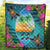 Guam Polynesian Premium Quilt - Couple of Turtles - Polynesian Pride