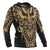 Polynesian All Over Zip up Hoodie Tattoo Tiki Gold - Polynesian Pride