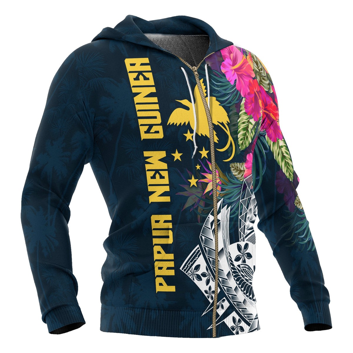 Papua New Guinea Hoodie Summer Vibes - Polynesian Pride