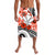 Hawaii Lavalava Polynesiann and Red Hibiscus LT13 Red - Polynesian Pride