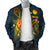 Nauru Polynesian Men's Bomber Jacket - Legend of Nauru (Blue) - Polynesian Pride