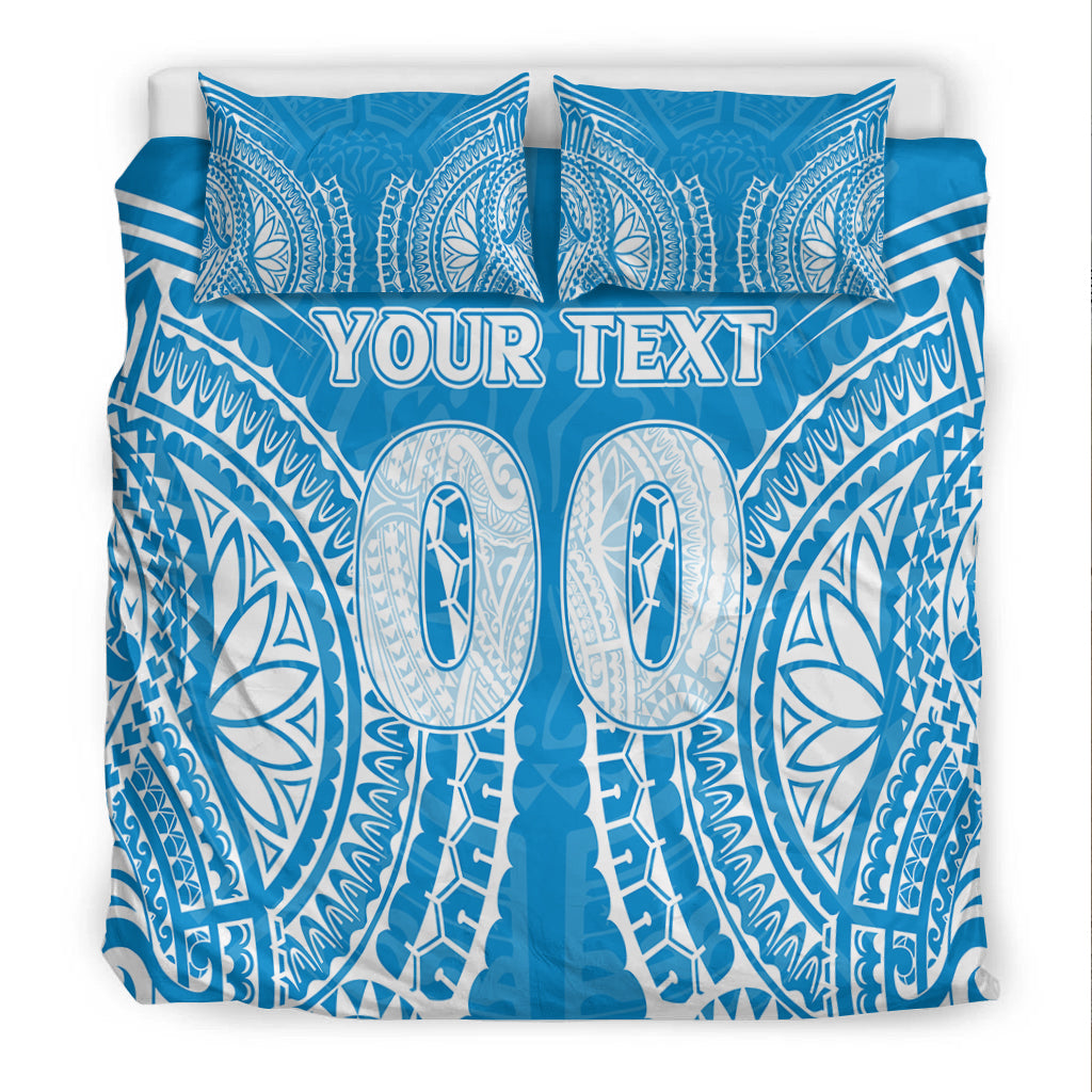 (Custom Personalised) Cook Islands Tongareva Bedding Set - Tribal Pattern - LT12 - Polynesian Pride