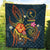 Chuuk Polynesian Premium Quilt - Legend of Chuuk (Blue) - Polynesian Pride