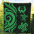 Pohnpei Premium Quilt - Green Tentacle Turtle - Polynesian Pride