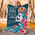 (Custom Personalised) Tahiti Mothers Day With Green Turtle Blanket - LT12 - Polynesian Pride