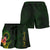 Cook Islands Polynesian Women's Shorts - Floral With Seal Flag Color - Polynesian Pride