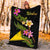 Tokelau Polynesian Blanket - Plumeria Tribal - Polynesian Pride