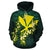 Polynesian Hawaii Hoodie Ti Leaf Lei Turtle - Polynesian Pride