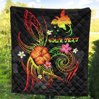 Papua New Guinea Polynesian Personalised Premium Quilt - Legend of Papua New Guinea (Reggae) - Polynesian Pride