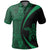 Hawaii Turtle Polynesian Polo Shirt Green Circle Style - Polynesian Pride