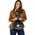 Northern Mariana Islands Polynesian Custom Personalised Shoulder Handbag - White Tribal Wave - Polynesian Pride