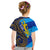 Fiji T Shirt Kid - Flag'S Color With Gold Polynesian Pattern - LT20 - Polynesian Pride