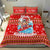 Hawaii Christmas Santas Surf Mele Kalikimaka Bedding Set - LT2 RED - Polynesian Pride