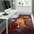 Wallis and Futuna Polynesian Personalised Area Rug - Legend of Wallis and Futuna (Red) - Polynesian Pride