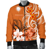 Marshall Islands Men's Bomber Jacket - Marshallese Spirit - Polynesian Pride