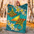 Tokelau Polynesian Blanket - Manta Ray Ocean - Polynesian Pride