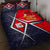 American Samoa Quilt Bed Set - AS Flag with Polynesian Patterns Red - Polynesian Pride