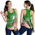 Fiji Women's Racerback Tank - Turtle Plumeria (Green) - Polynesian Pride