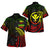 Hawaii Polynesian Matching Dress and Hawaiian Shirt Reggaee Tribal Wave - Polynesian Pride