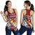 Tonga Women Racerback Tank - Pattern Inspired By Tonga And Polynesian With Coat Of Arms - Polynesian Pride