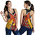 Papua New Guinea Women Racerback Tank - Paradise Bird Of Papua New Guinea with Polynesian Patterns - Polynesian Pride