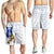 Guam Men's Shorts - Chamorro With Puntan Blue Color - Polynesian Pride