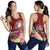 Fiji Women's Racerback Tank - Turtle Plumeria (Red) - Polynesian Pride