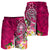 Guam Men's Shorts - Turtle Plumeria (Pink) - Polynesian Pride