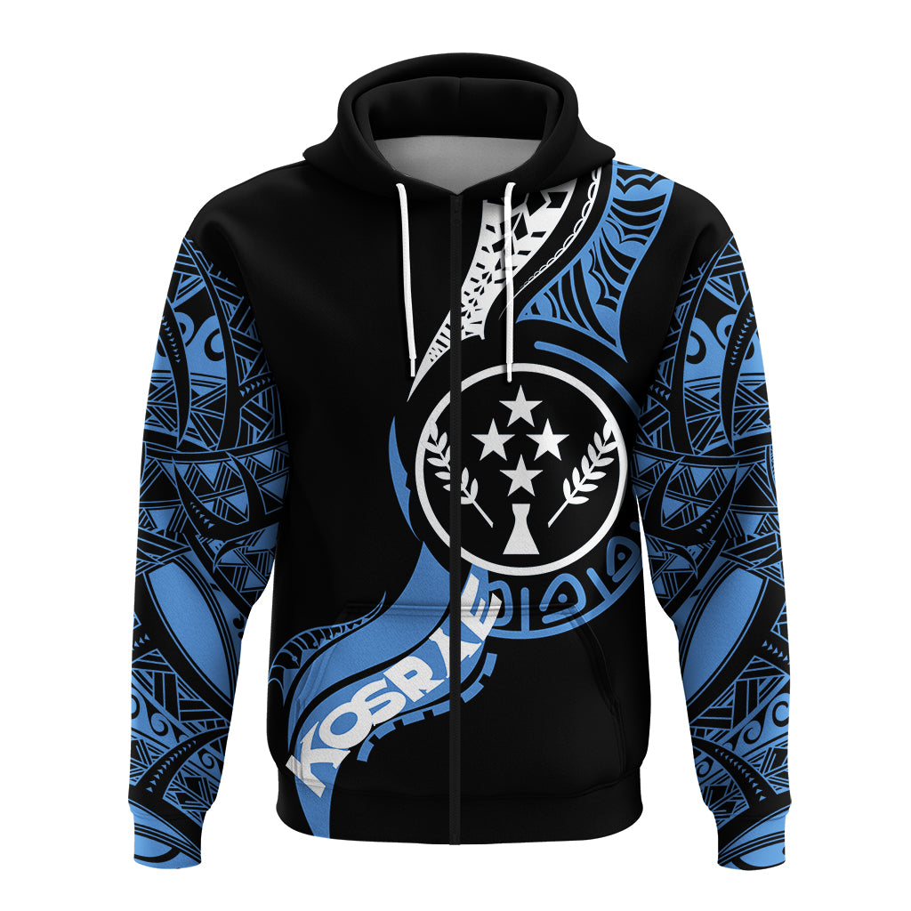 Kosrae Zip up Hoodie Micronesia Pride LT12 - Polynesian Pride