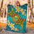 Tahiti Polynesian Blanket - Manta Ray Ocean - Polynesian Pride