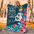 (Custom Personalised) Nauru Mothers Day With Green Turtle Blanket - LT12 - Polynesian Pride