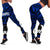 Cook Island Leggings - Seal With Polynesian Tattoo Style ( Blue) - Polynesian Pride