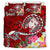 Fiji Custom Personalised Bedding Set - Turtle Plumeria (Red) - Polynesian Pride