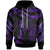 Niue Polynesian Custom Hoodie Polynesian Tattoo Purple Version Unisex Purple - Polynesian Pride