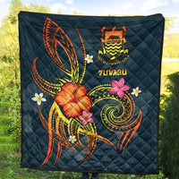 Tuvalu Polynesian Premium Quilt - Legend of Tuvalu (Blue) - Polynesian Pride