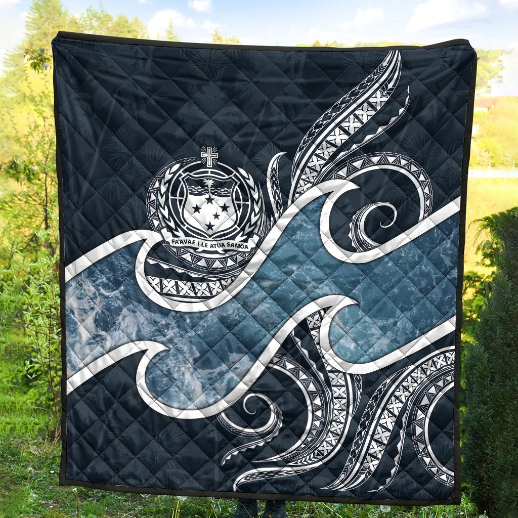 Samoa Polynesian Premium Quilt - Ocean Style - Polynesian Pride