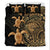 Polynesian Turtle Bedding Set Honu Family Gold LT4 - Polynesian Pride